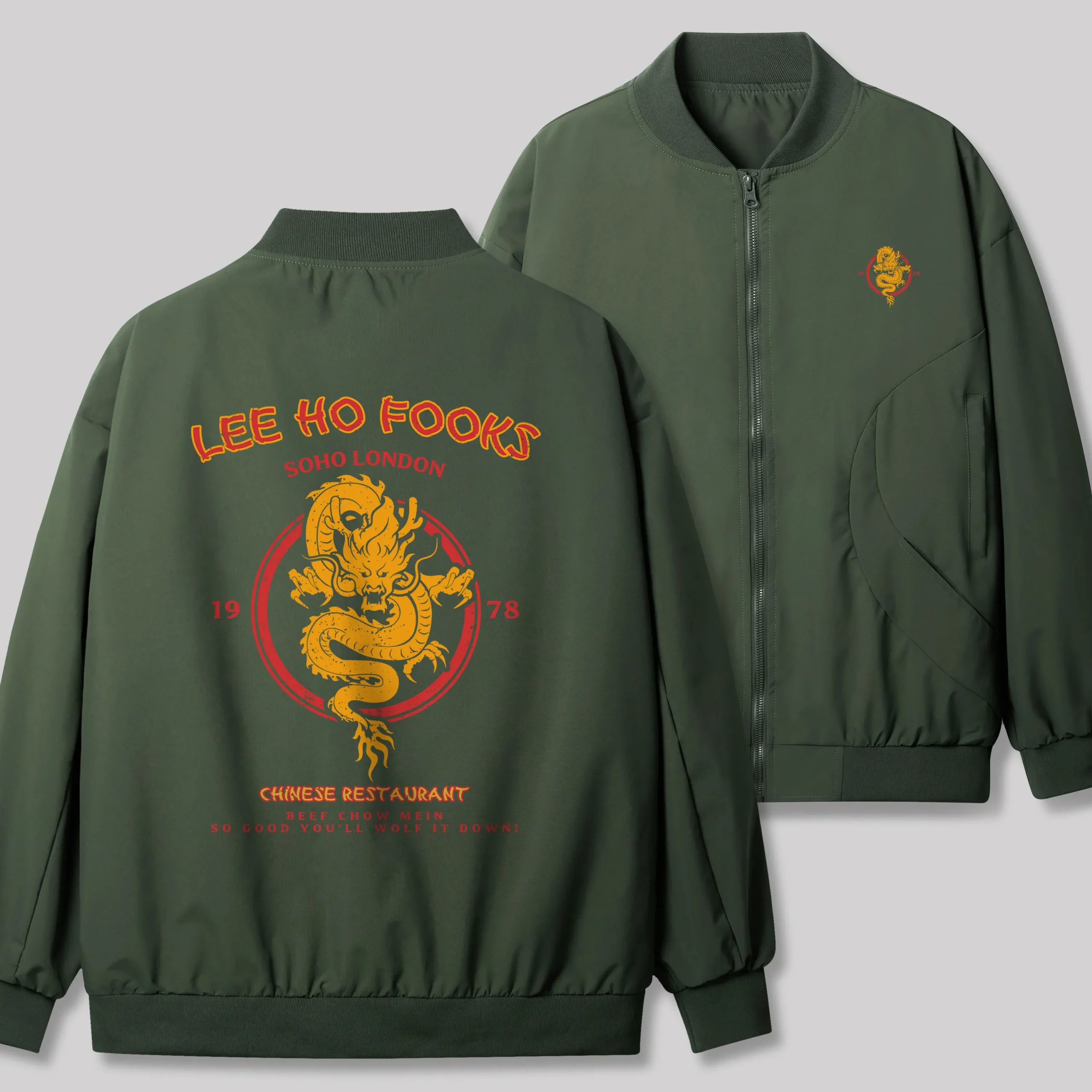 Lee Ho Fooks Geek Classic Bomber Jacket - Image 2