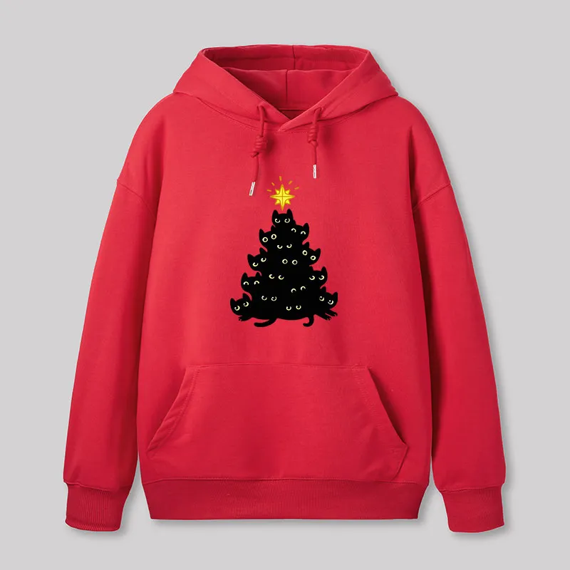 Meowy Christmas Geek Hoodie - Image 5