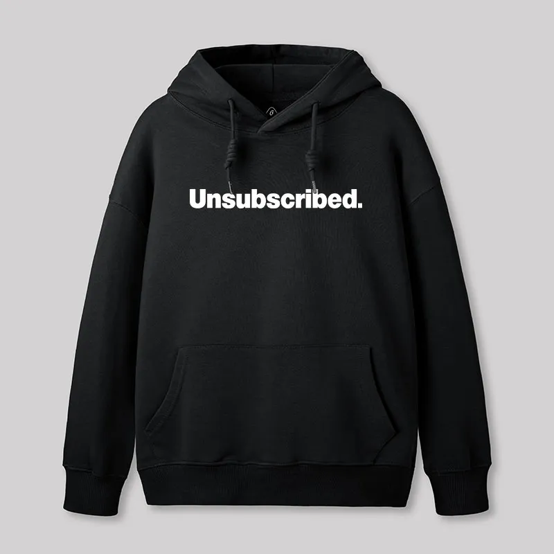 Alternative view of Unsubscribed Geek Hoodie