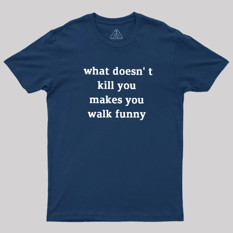 Walk Funny Geek T-Shirt - Image 2