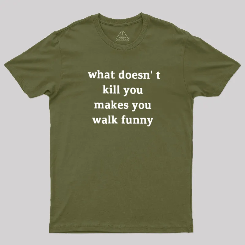 Walk Funny Geek T-Shirt - Image 3
