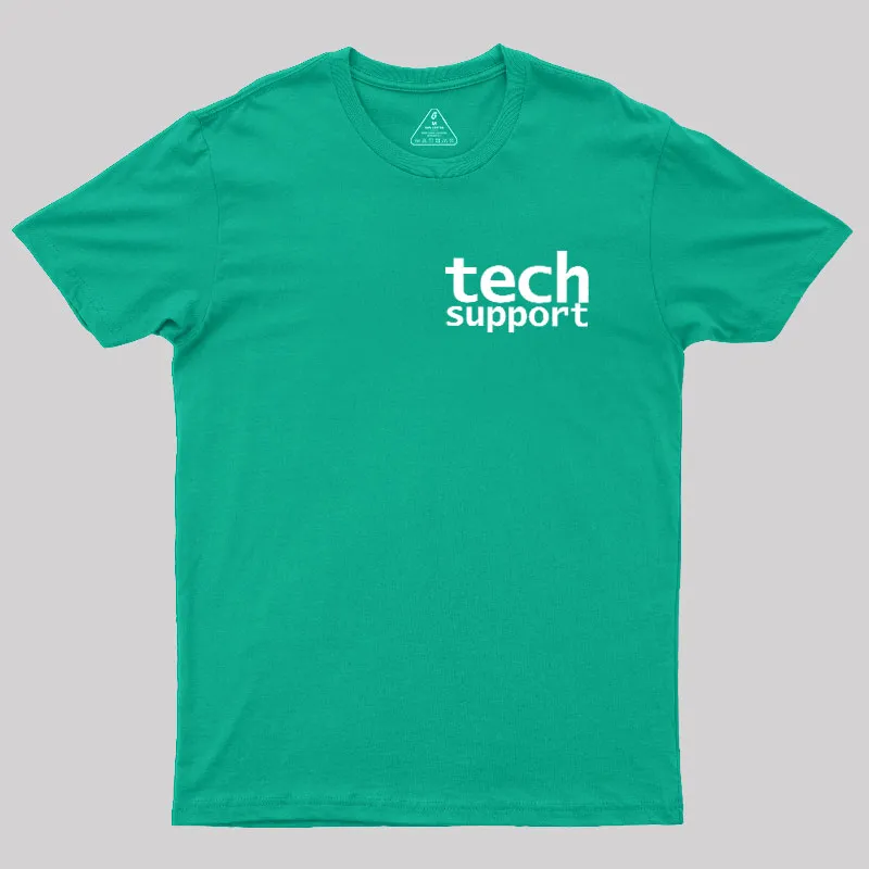 Tech Support Minimal Geek T-Shirt - Image 9
