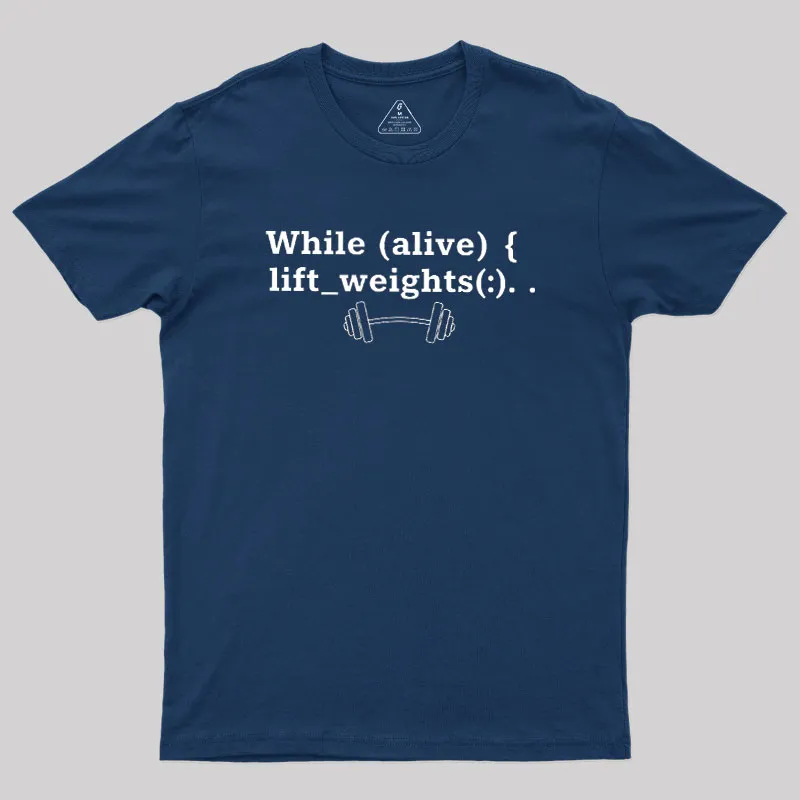Code & Lift Loop Geek T-Shirt - Image 2