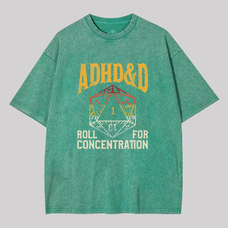 ADHScifi Dice Washed T-shirt - Image 8