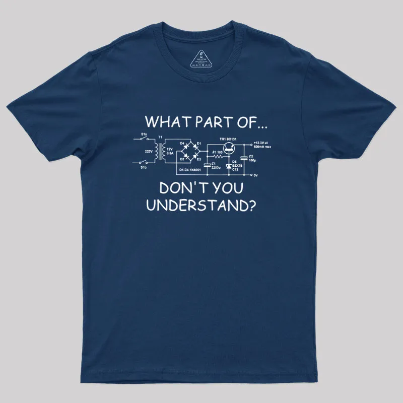 What Part Dont You Understand Geek T-Shirt - Image 2