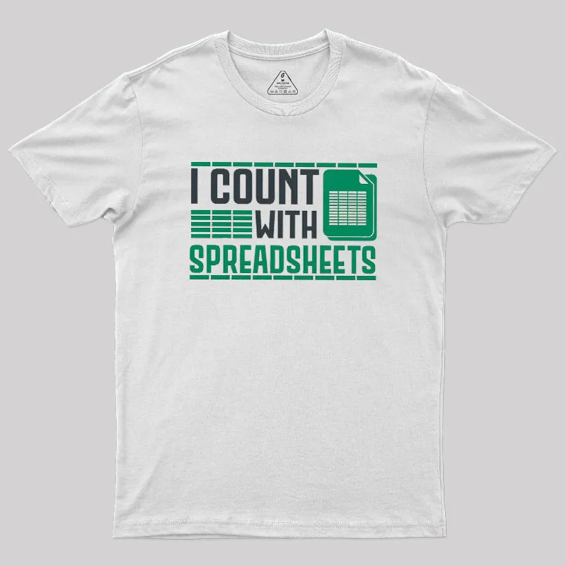Funny Spreadsheet Accountant Geek T-Shirt - Image 10