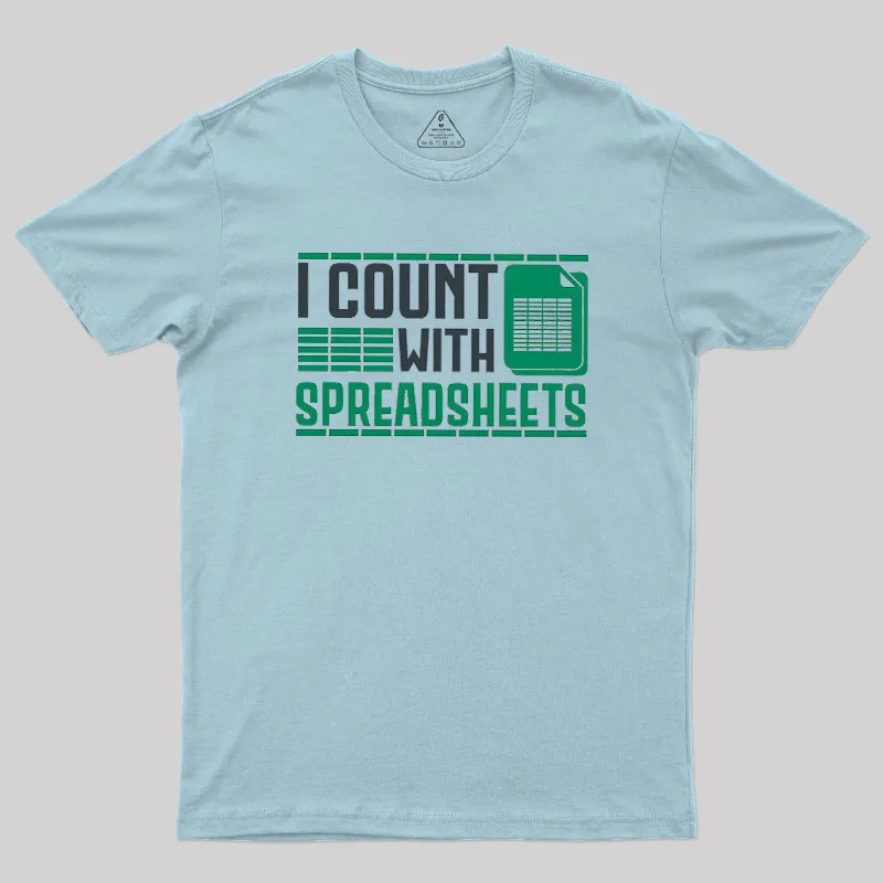 Funny Spreadsheet Accountant Geek T-Shirt - Image 9