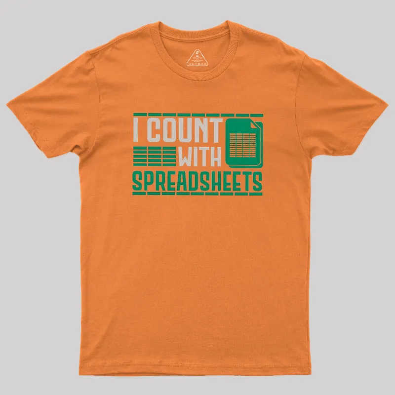 Funny Spreadsheet Accountant Geek T-Shirt - Image 7