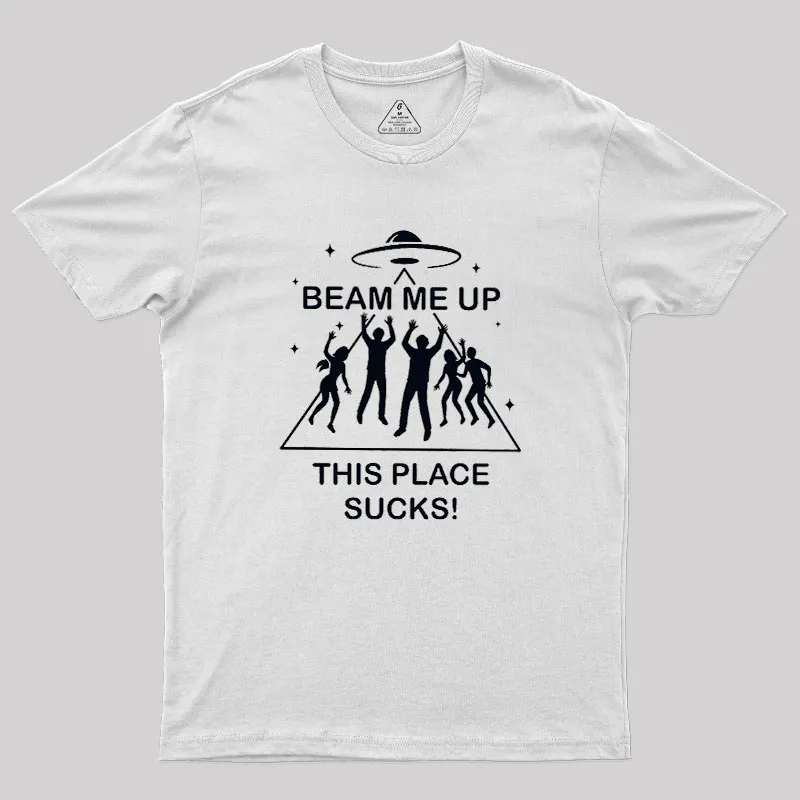 Beam Me Up Geek T-Shirt - Image 11