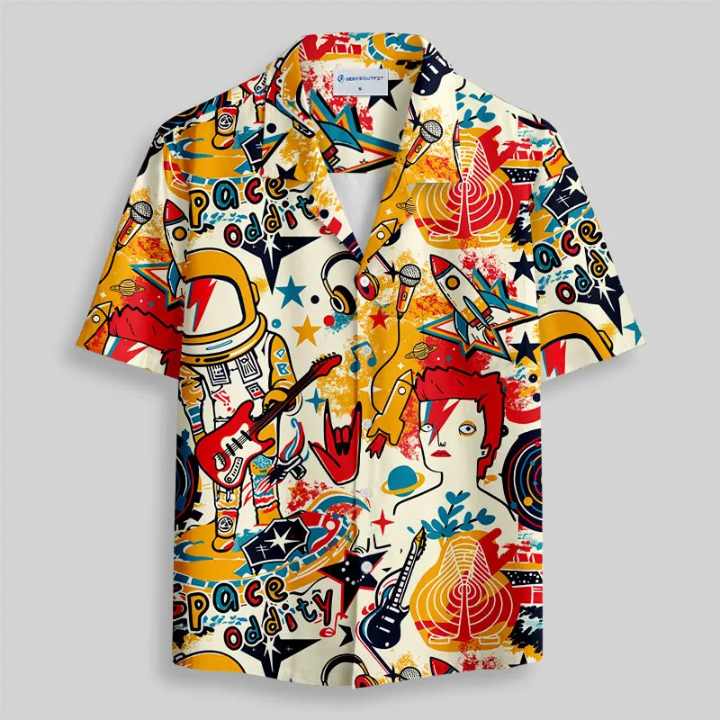 Space Oddity Button Up Pocket Shirt