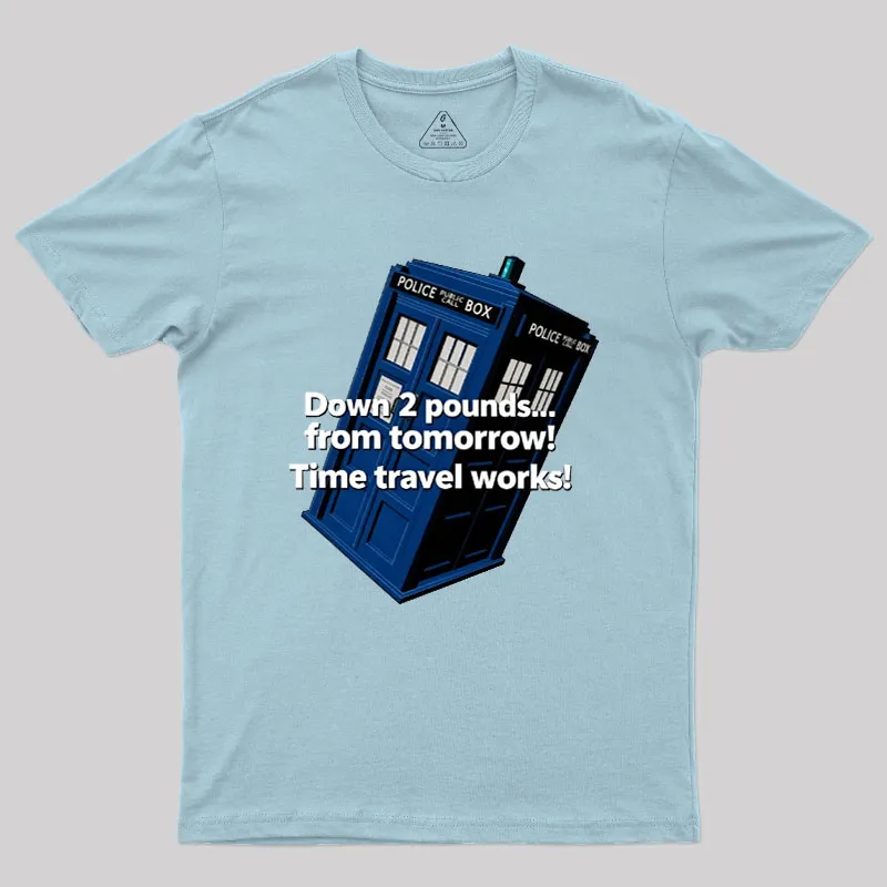 Down 2 Pounds From Tomorrow Geek T-Shirt - Image 9