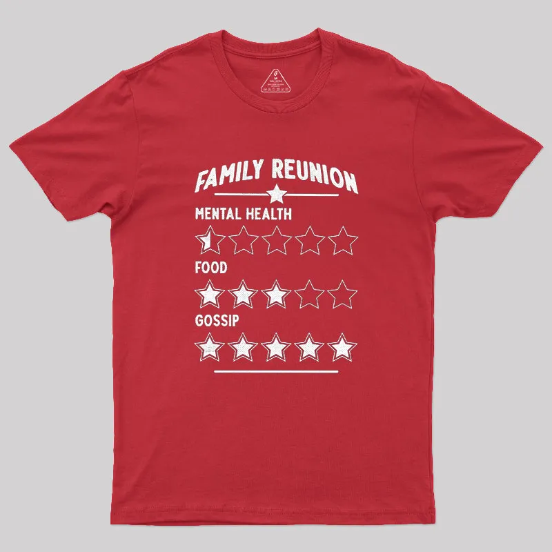 Family Reunion Dinner Geek T-Shirt - Image 7