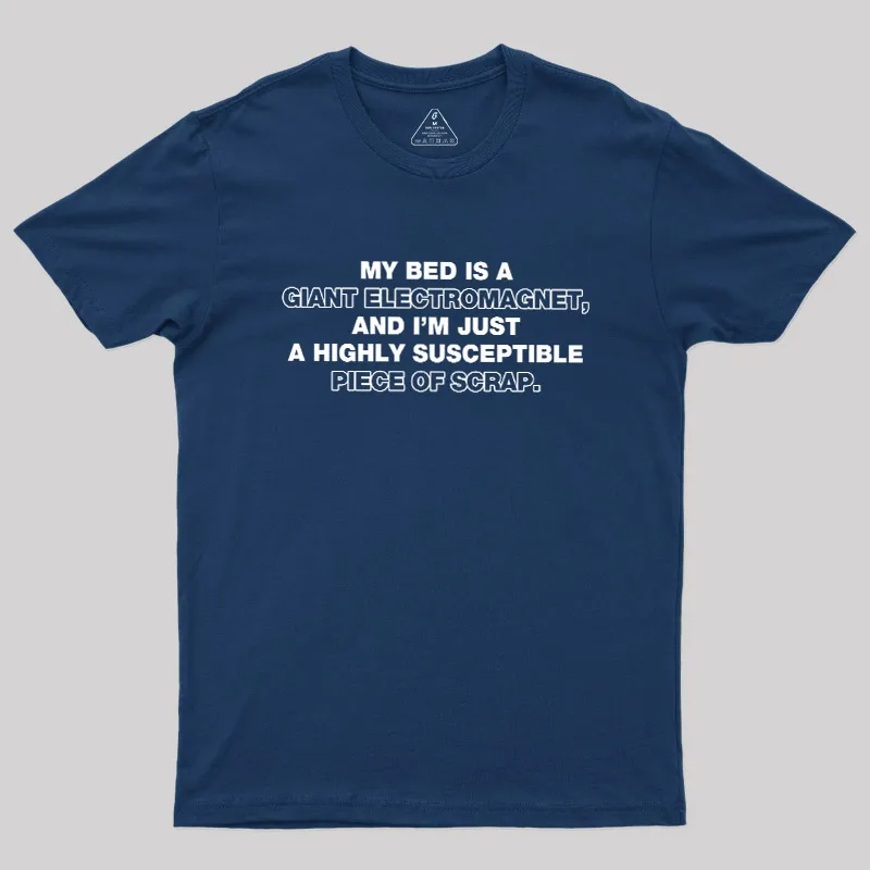 The Irresistible Pull of the Bed Geek T-Shirt - Image 2