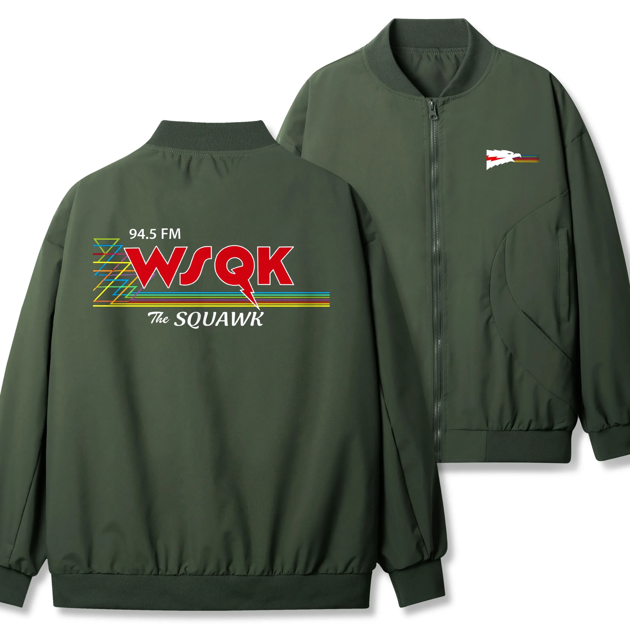 Alternative view of The Squawk Geek Classic Bomber Jacket