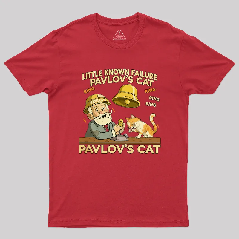 Pavlov's Cat Geek T-Shirt - Image 4