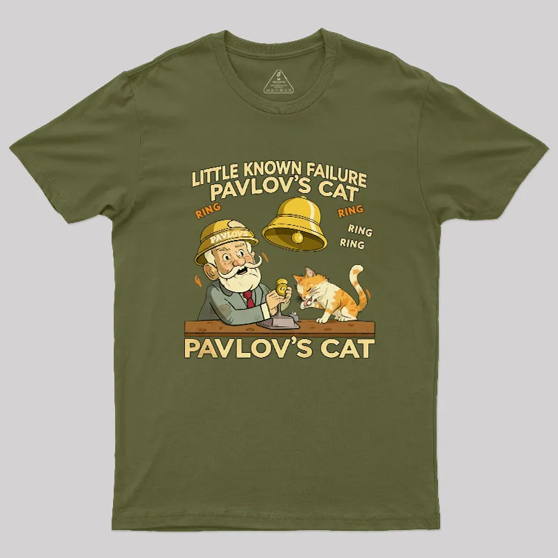 Pavlov's Cat Geek T-Shirt - Image 3