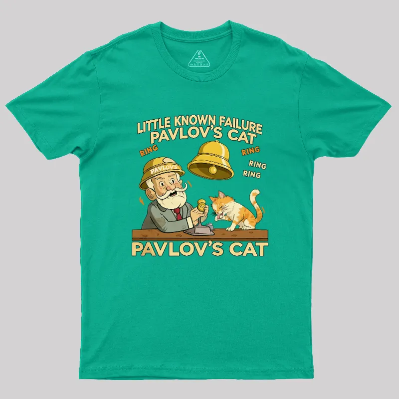 Pavlov's Cat Geek T-Shirt - Image 6