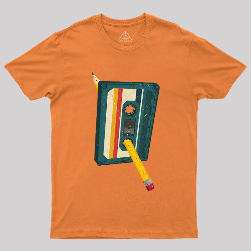 Retro Cassette Geek T-Shirt - Image 7