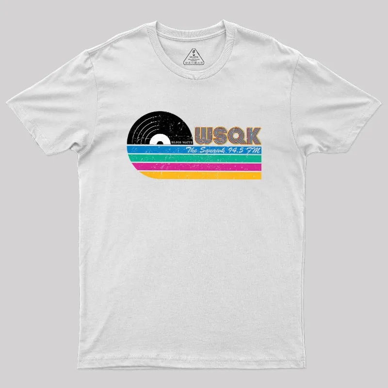 Retro WSQK Geek T-Shirt - Image 11