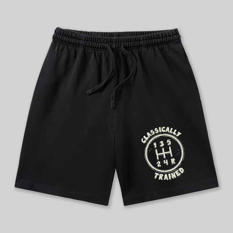 Classically Trained Geeky Washed Shorts