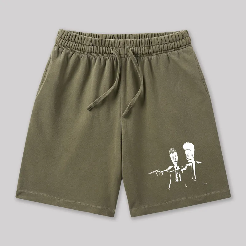 BNB Geeky Washed Shorts - Image 3