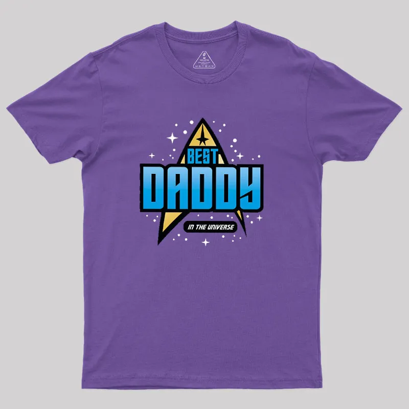 Best Daddy Trekkie Geek T-Shirt - Image 6