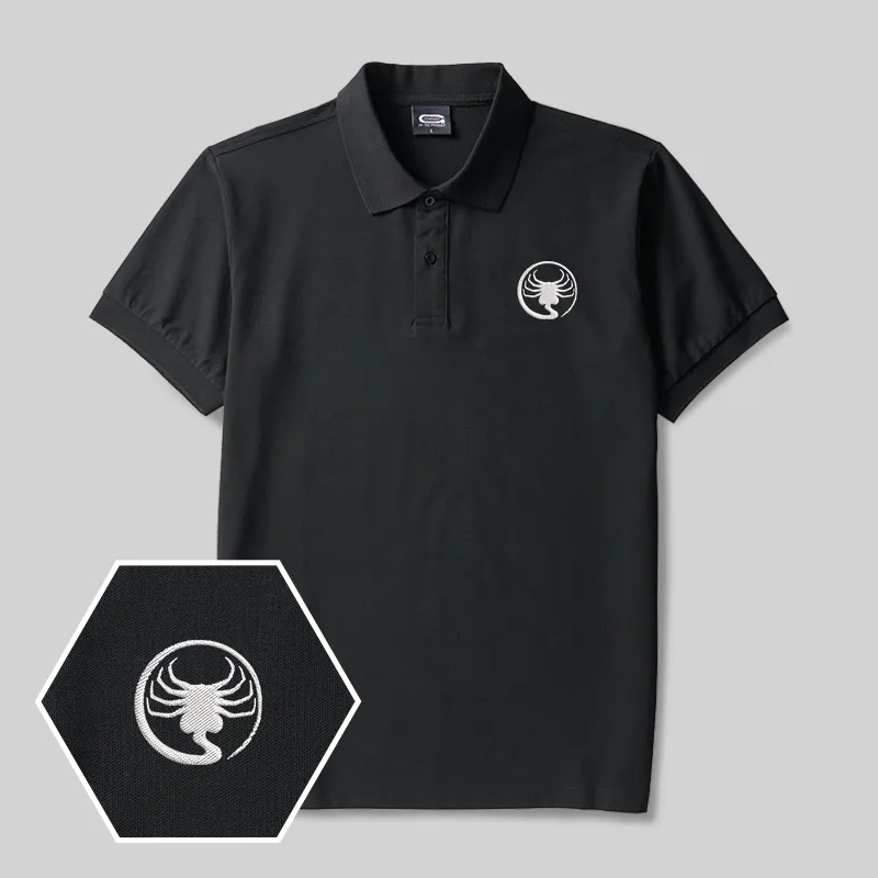 Facehugger Geek Embroidered Polo Shirts