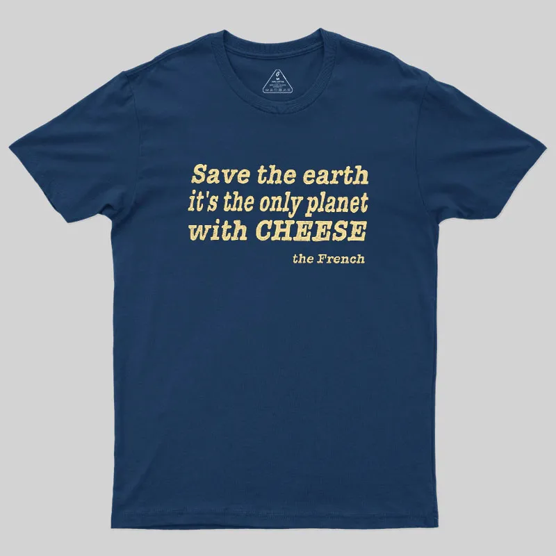 Alternative view of Save The Cheese Geek T-Shirt
