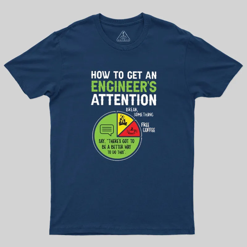 An Engineer's Guide to Attention Geek T-Shirt - Image 2
