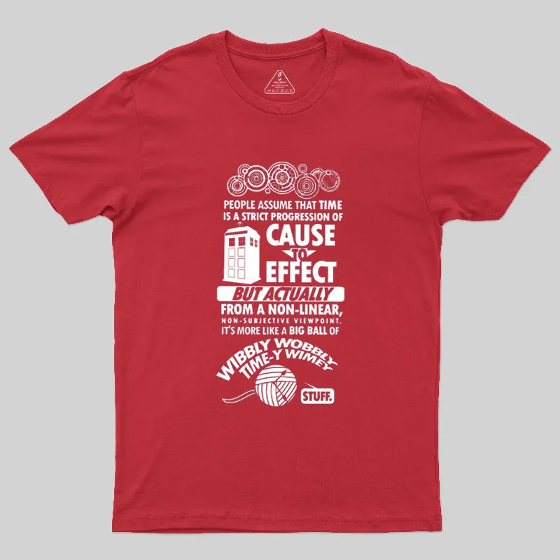Timey Wimey Geek T-Shirt - Image 7