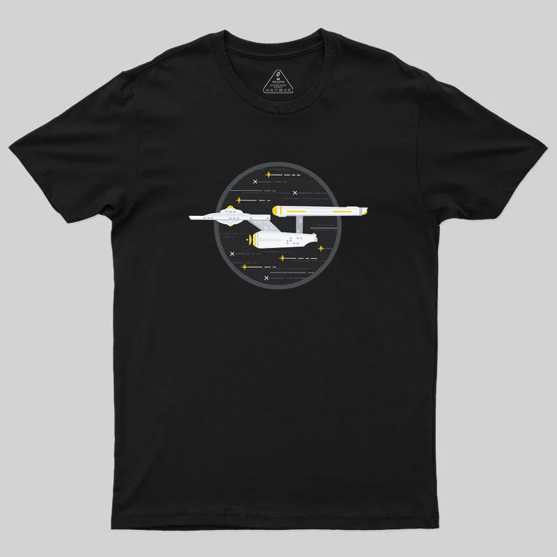 Star Ship Enterprise Geek T-Shirt