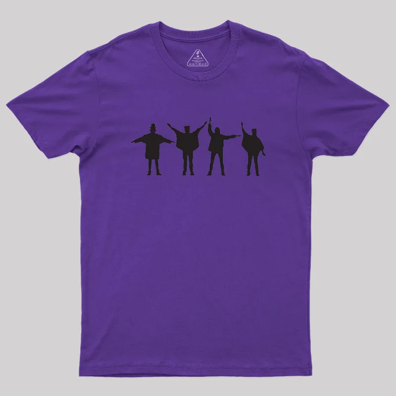 Musician Silhouette Help Geek T-Shirt - Image 4