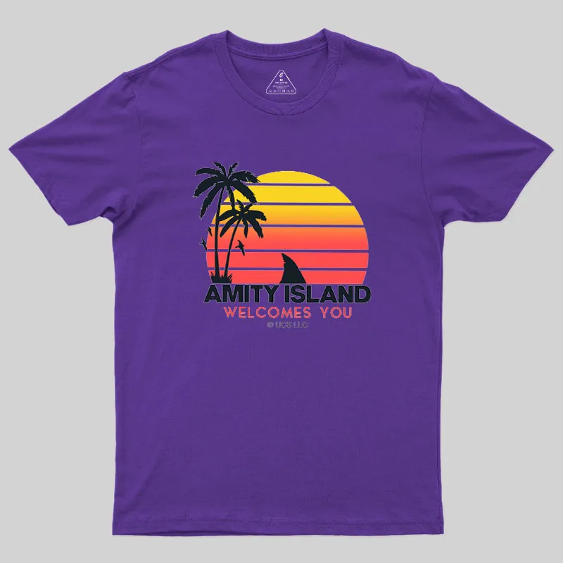 Amity Island Geek T-Shirt - Image 7