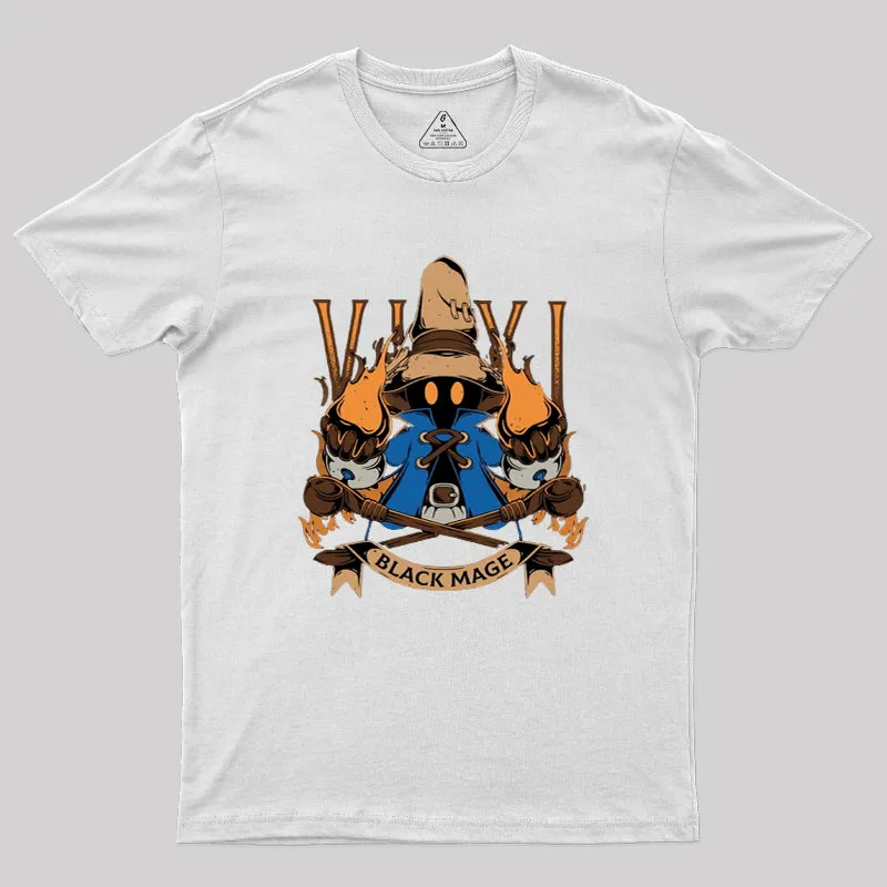 Vivi Black Mage Geek T-Shirt - Image 11