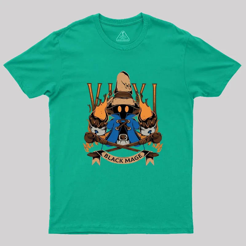 Vivi Black Mage Geek T-Shirt - Image 9