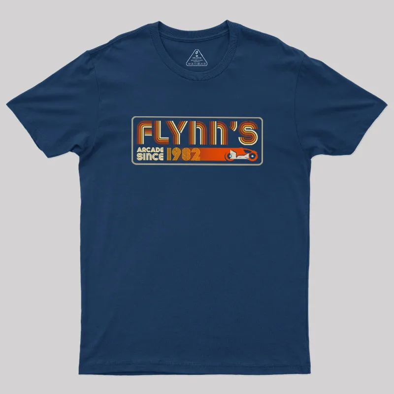 Retro Flynns since 1982 Geek T-Shirt - Image 2