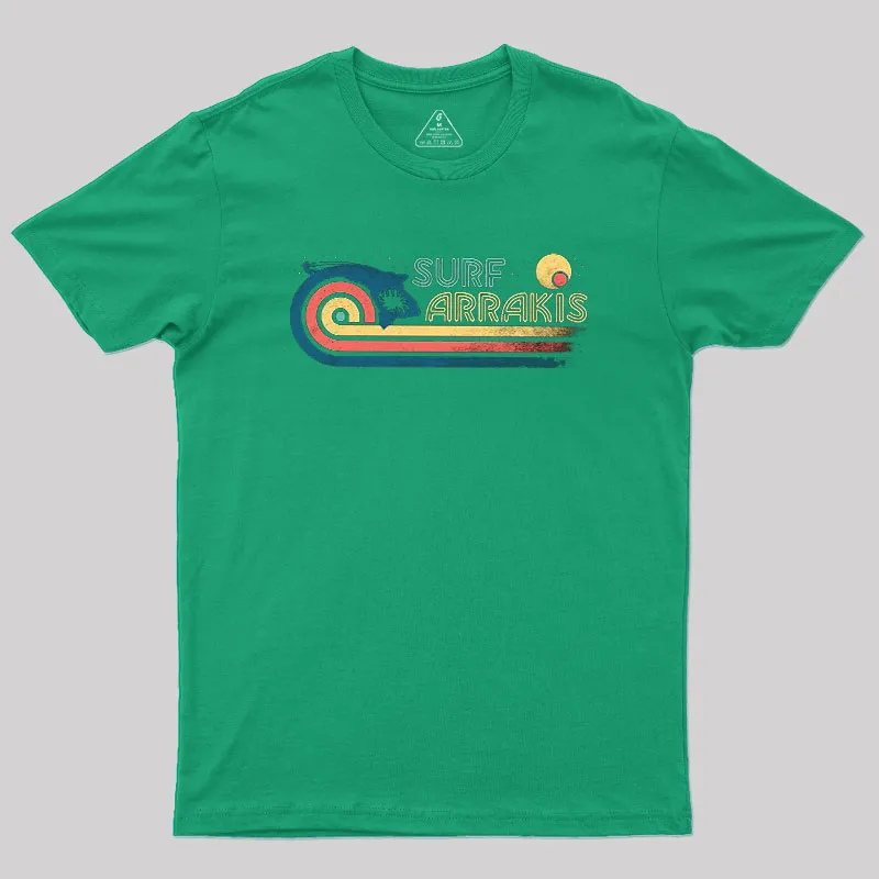 Surf Desert Planet Geek T-Shirt - Image 9