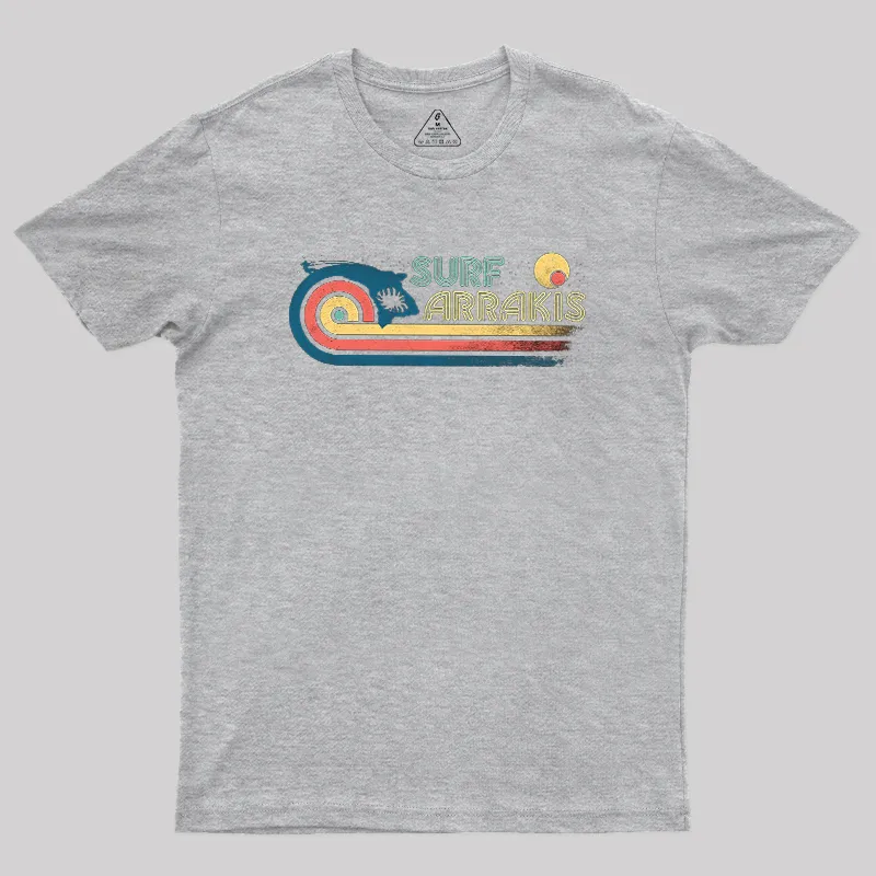 Surf Desert Planet Geek T-Shirt - Image 4