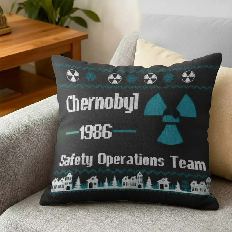Chernobyl 1986 Safety Operations Team Geek Pillow