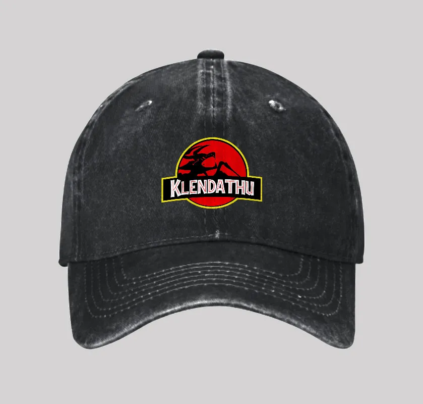Klendathu Scifi Space Troopers Geek Washed Vintage Baseball Cap