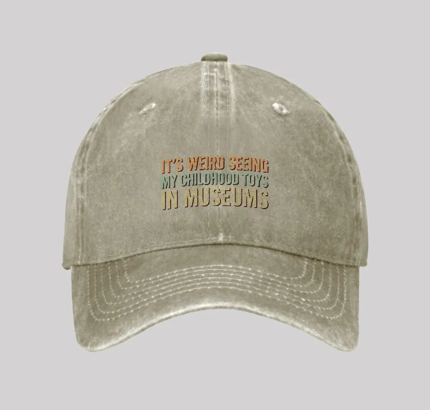Millennial Relic Geek Washed Vintage Baseball Cap - Image 5