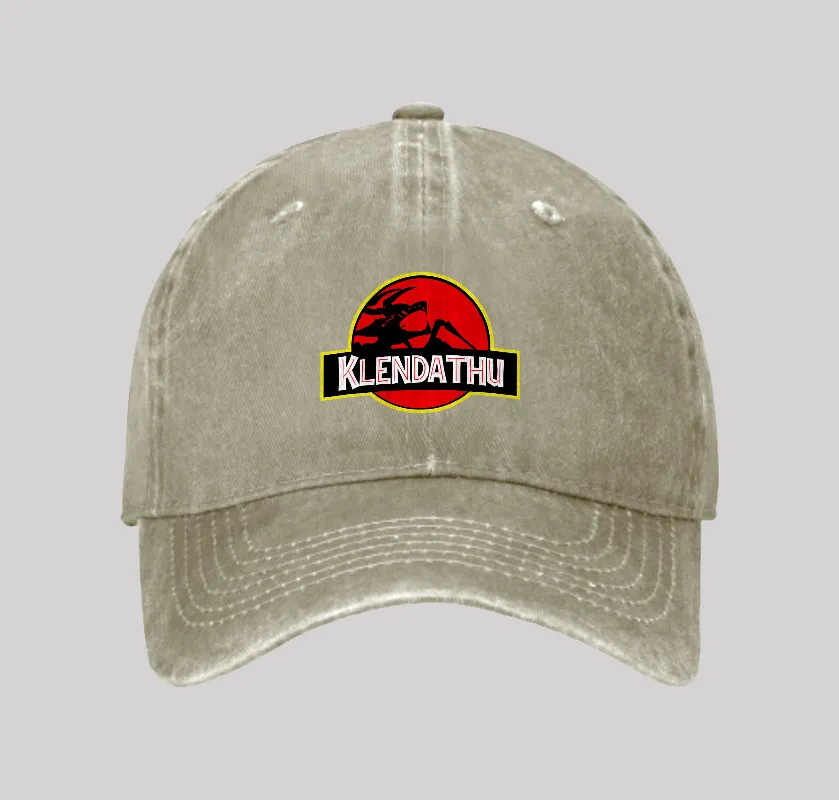 Klendathu Scifi Space Troopers Geek Washed Vintage Baseball Cap - Image 5