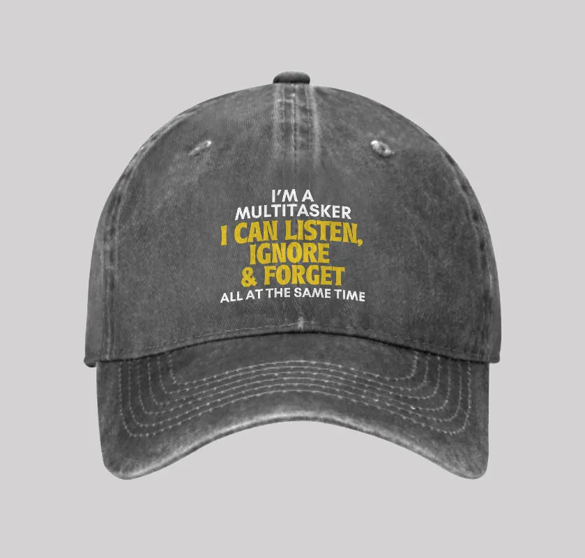Alternative view of Sarcastic Geek Washed Vintage Baseball Cap