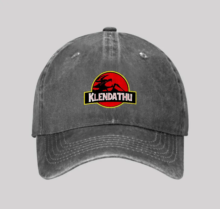 Klendathu Scifi Space Troopers Geek Washed Vintage Baseball Cap - Image 2
