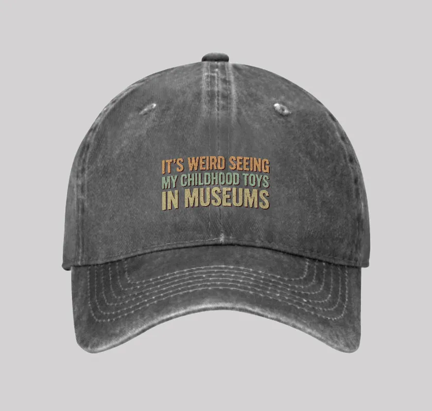 Millennial Relic Geek Washed Vintage Baseball Cap - Image 2
