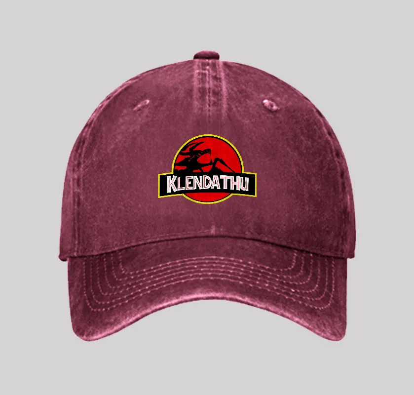 Klendathu Scifi Space Troopers Geek Washed Vintage Baseball Cap - Image 3