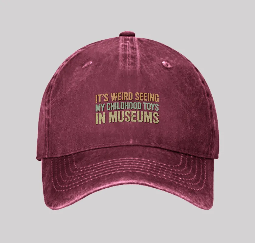 Millennial Relic Geek Washed Vintage Baseball Cap - Image 3