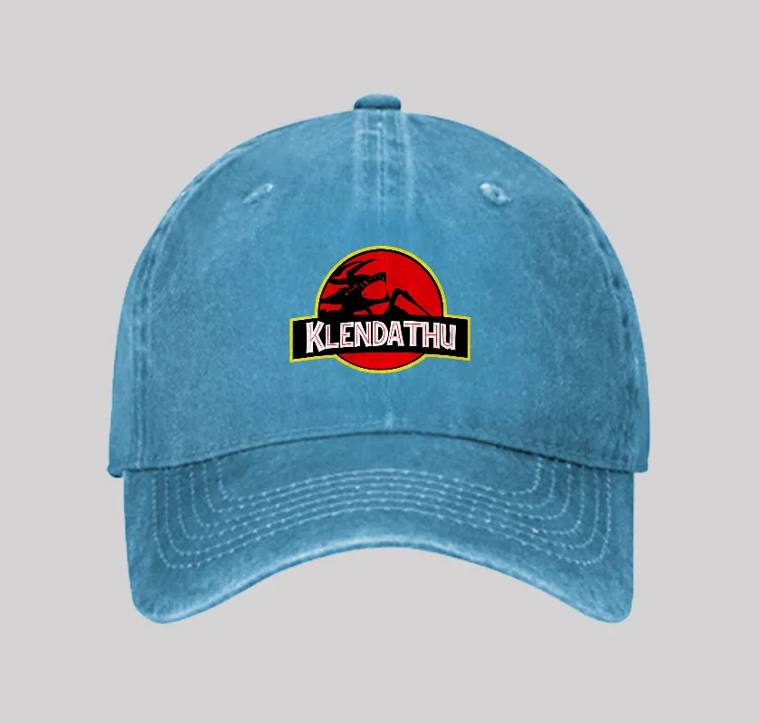 Klendathu Scifi Space Troopers Geek Washed Vintage Baseball Cap - Image 4