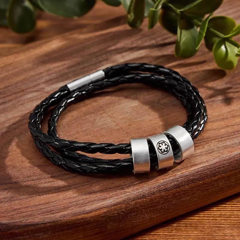 Wheel Smart Controller Geek Silver Bead Bracelet