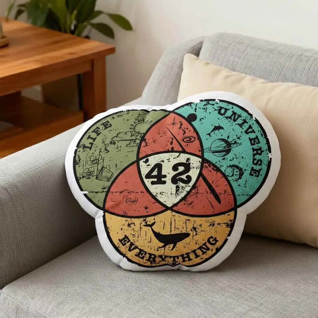 Life, the Universe & Everything Geek Pillow